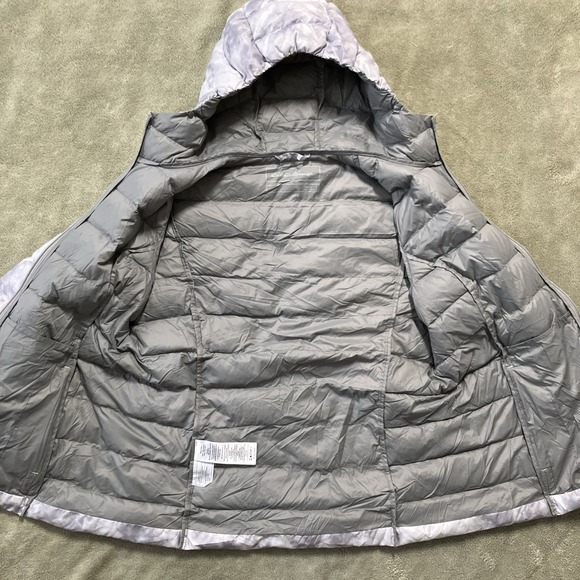 Eddie Bauer EB650 80% Down 20% Waterfowl Feathers Packable Puffer Jacket Sz L - Picture 10 of 15